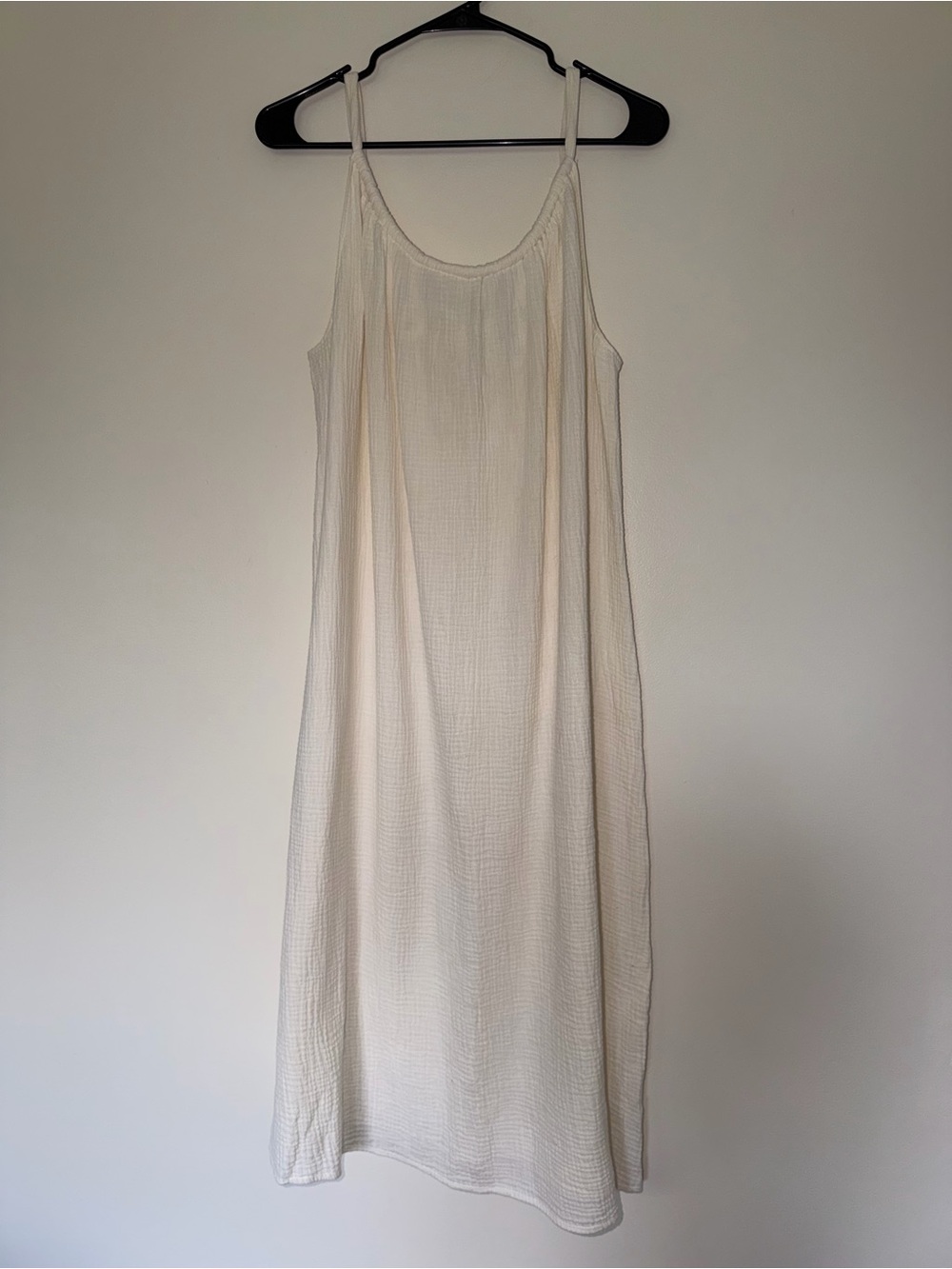 Kona Sol Cream Lightweight Spaghetti Strap Coverup